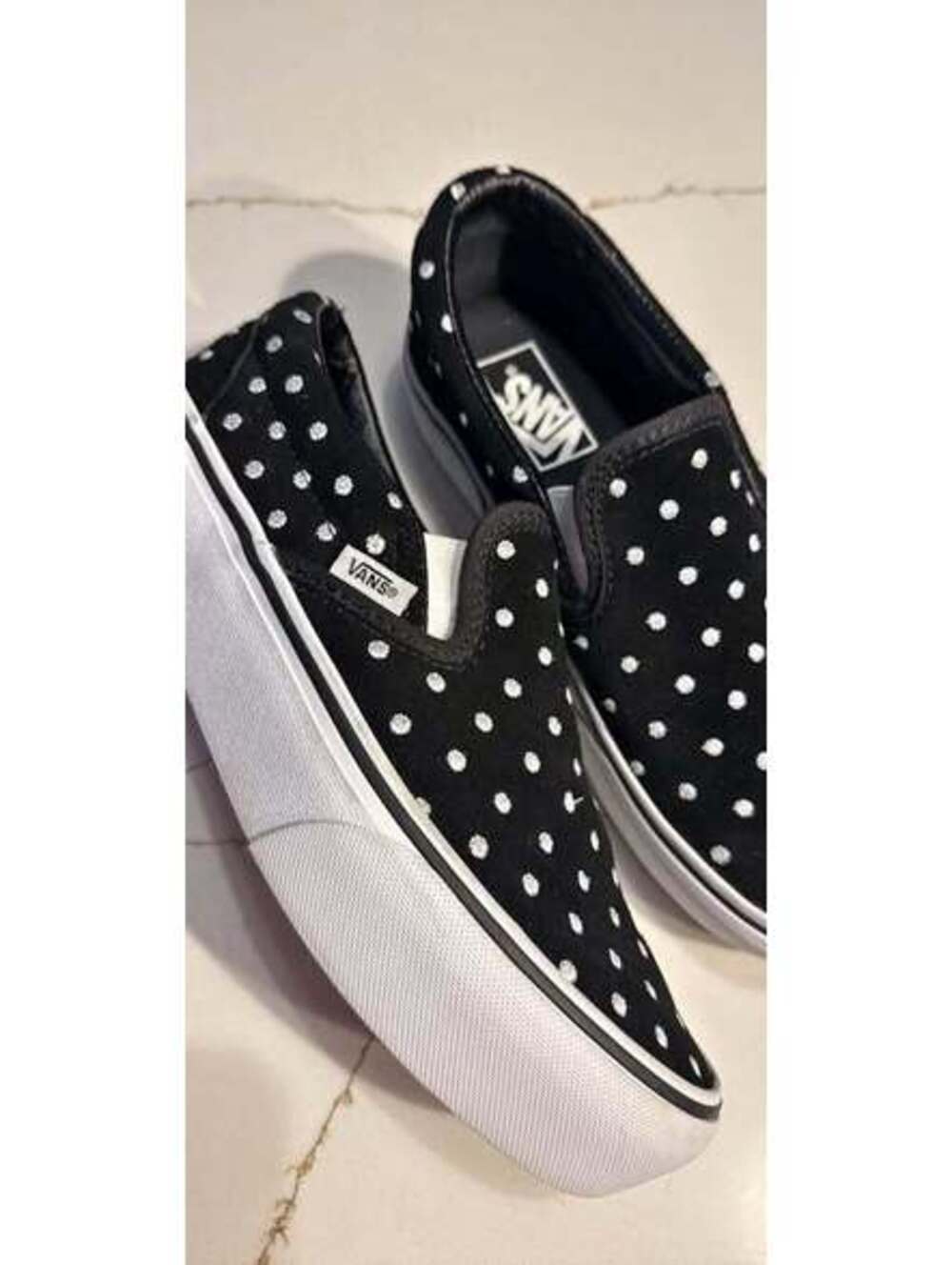 Vans Classic Slip-On Polka Dot Shoes New.Women’s Size 8